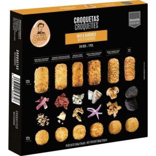 Croqueta Mix 6 Variedades Premiun Sin Gluten