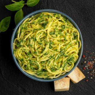 Spaghetti Al Pesto Listisimos